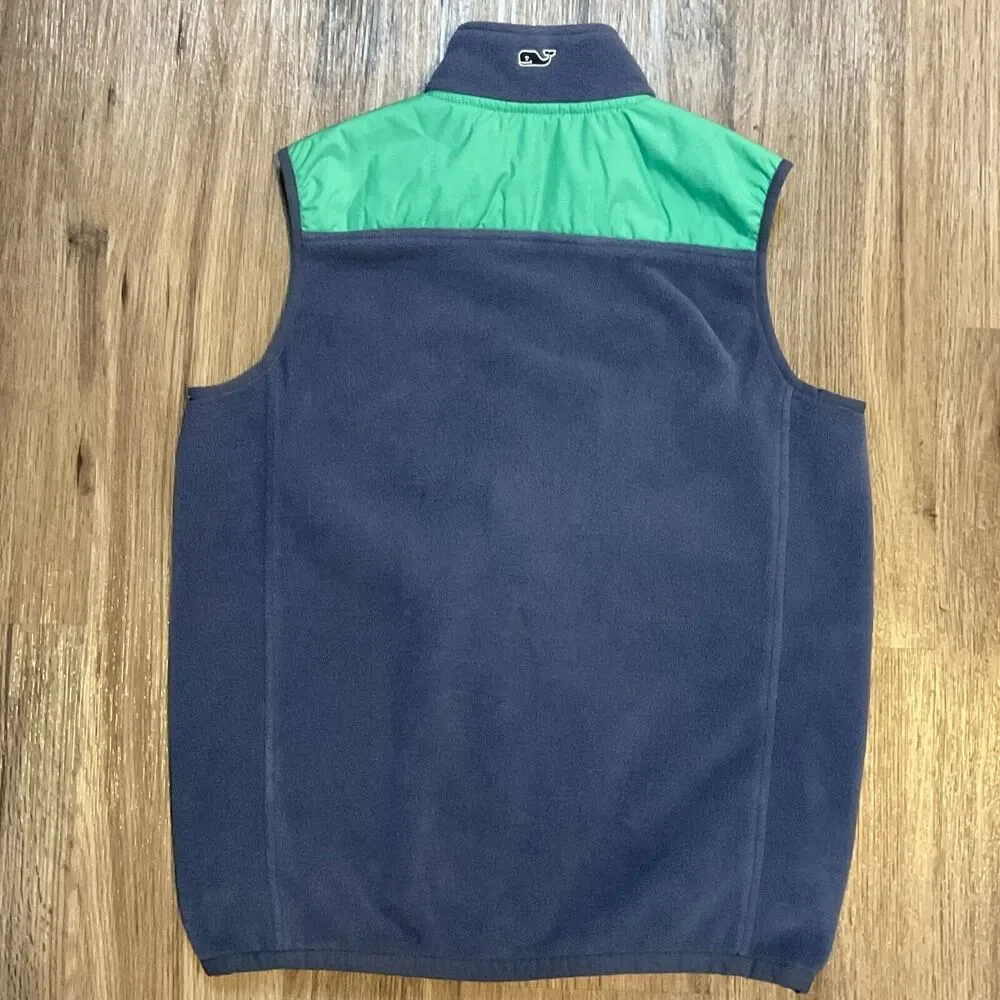 Vineyard Vines Fleece Vest Slate Blue Green Size XL 20 Kids‎ Boys Jacket Outdoor
